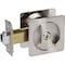 Delaney Hardware Contemporary Square Satin Nickel Entry Door Sliding Pocket Door Lock 370009 - alternate 1